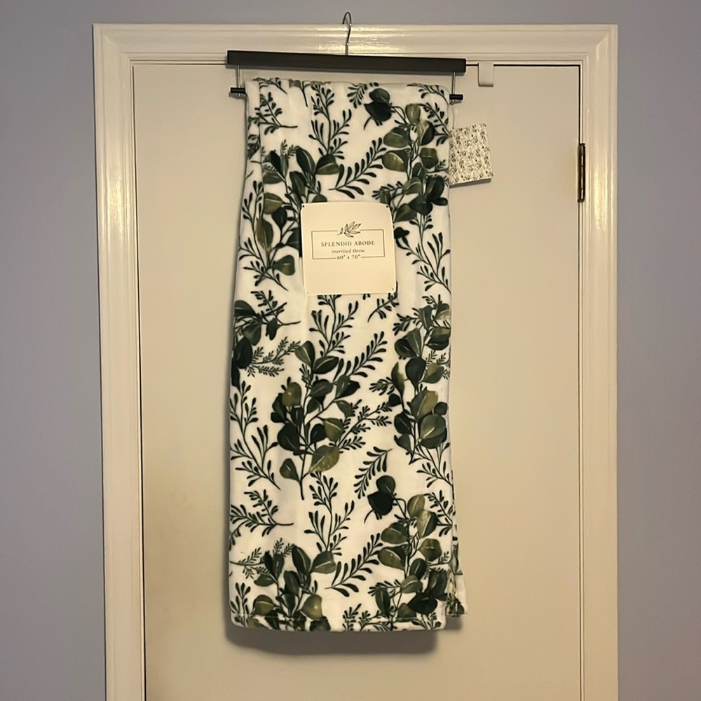 Splendid Abode 60 x 70 oversized throw with hanger